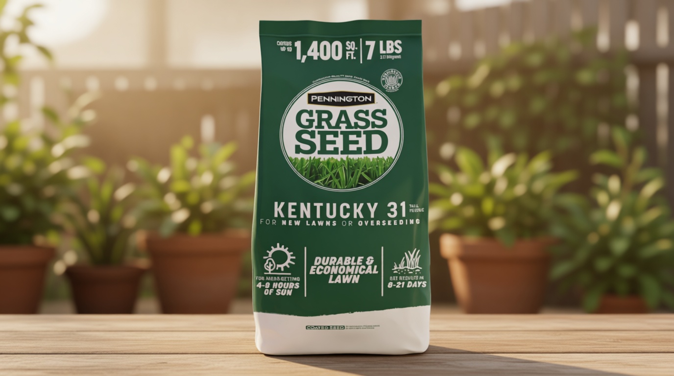 Pennington 100% Kentucky 31 Tall Fescue Penkoted Grass Seed 7 lb