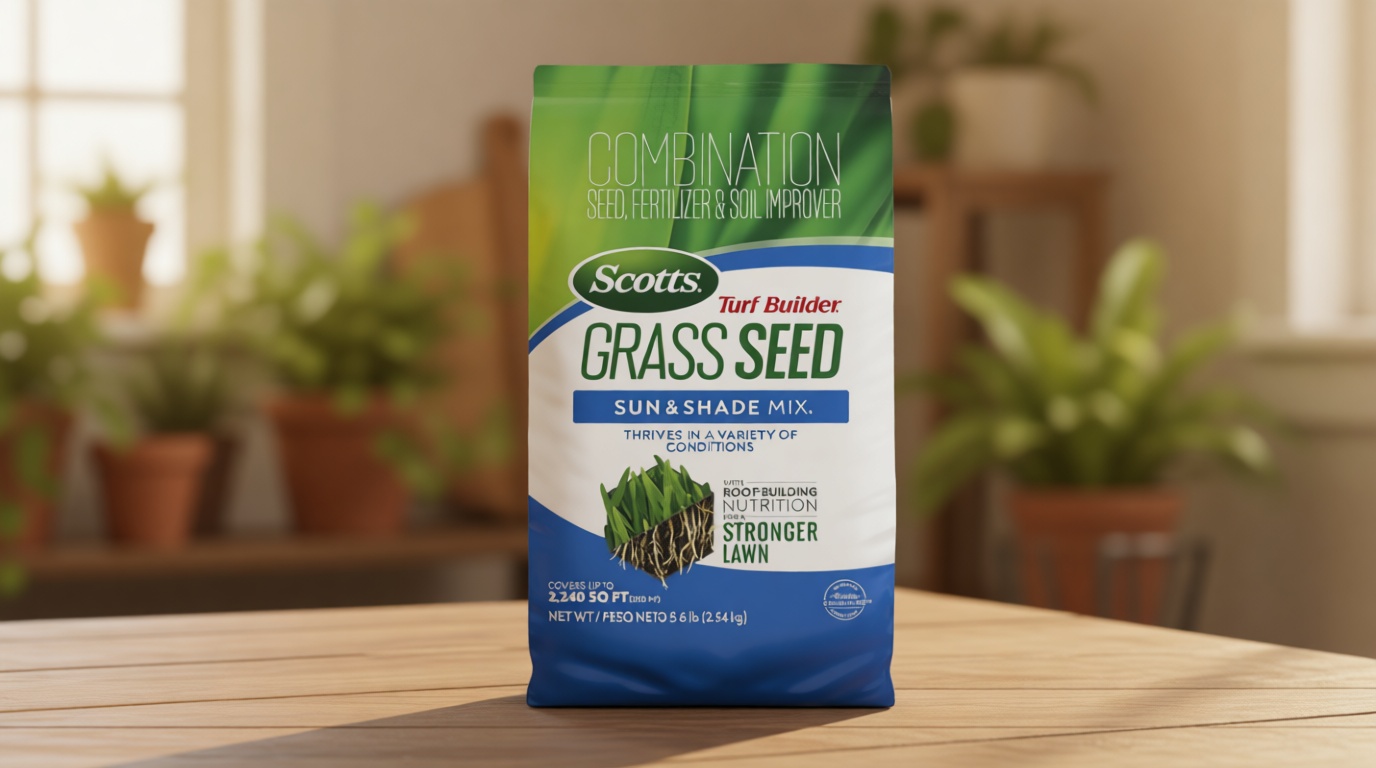 Scotts Turf Builder Grass Seed Sun and Shade Mix 5.6 lb