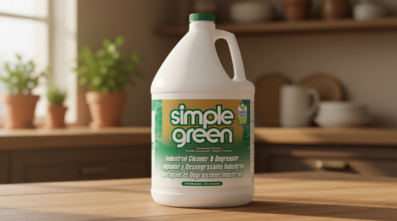 Simple Green Industrial Cleaner and Degreaser, 128 Oz. (13005) U.S. EPA Safer Choice [Amazon-developed Certification] Compact by Design