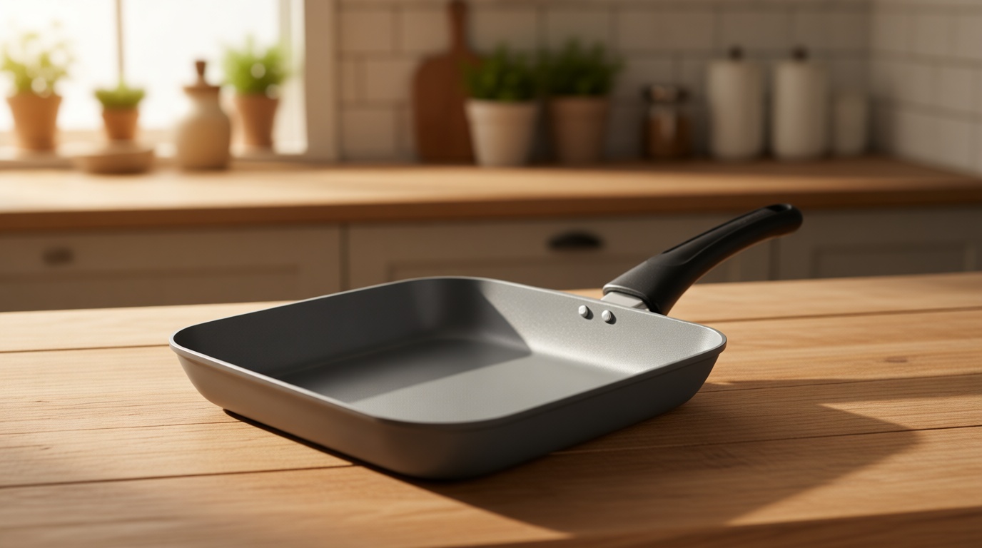 GoodCook Everyday Griddle Pan Ceramic Nonstick Aluminum Construction for Even Heating Non-Toxic PTFE & PFOA Free, 11-Inch, Black