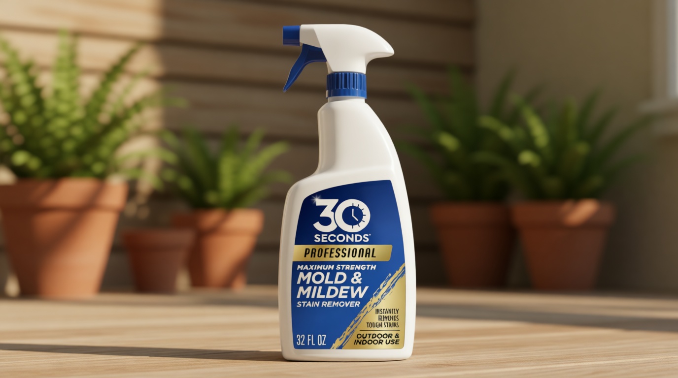 30 SECONDS Pro Mold and Mildew Stain Remover | Scrub Free | Brighter Results Instantly | Ready To Use | 32 Fl. Oz.