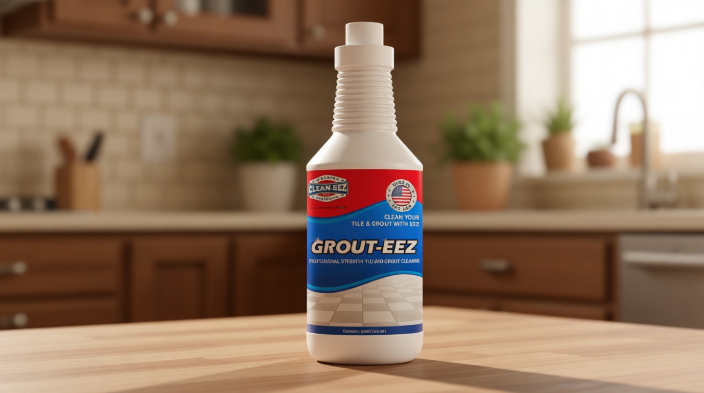 Clean-eez Grout-eez Super Heavy-Duty Grout Cleaner - Powerful Tile and Floor Stain Remover for Bathroom, Kitchen, and More - 32 oz.