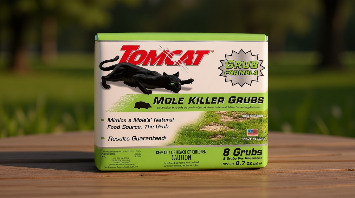 Tomcat Mole Killer Grubs, 8 Pack