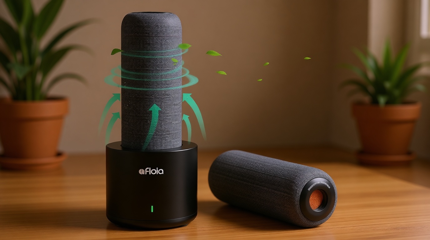 Mini Dehumidifier, Afloia Gun Safe Rechargeable Cordless with Heating Base, Quiet Small Portable for Space Room Bathroom Closet Car RV Boat, TOPZ 2+1 DG