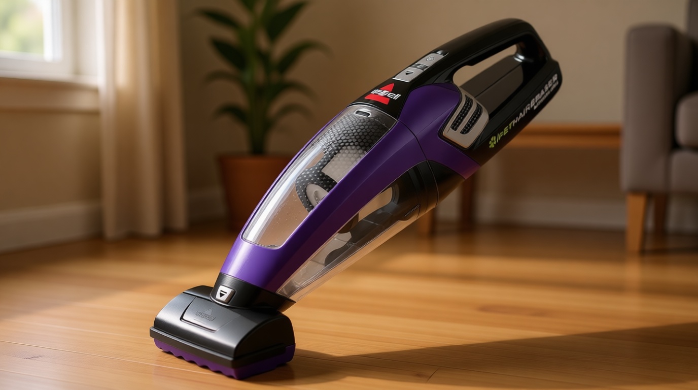Bissell Pet Hair Eraser Cordless Hand Vacuum, Lithium Ion, Home, Auto, and Pet Vacuum, Easy-Empty Dirt Bin, Upholstery Tool, Brush Tool, and Crevice Tool Included, 2390A