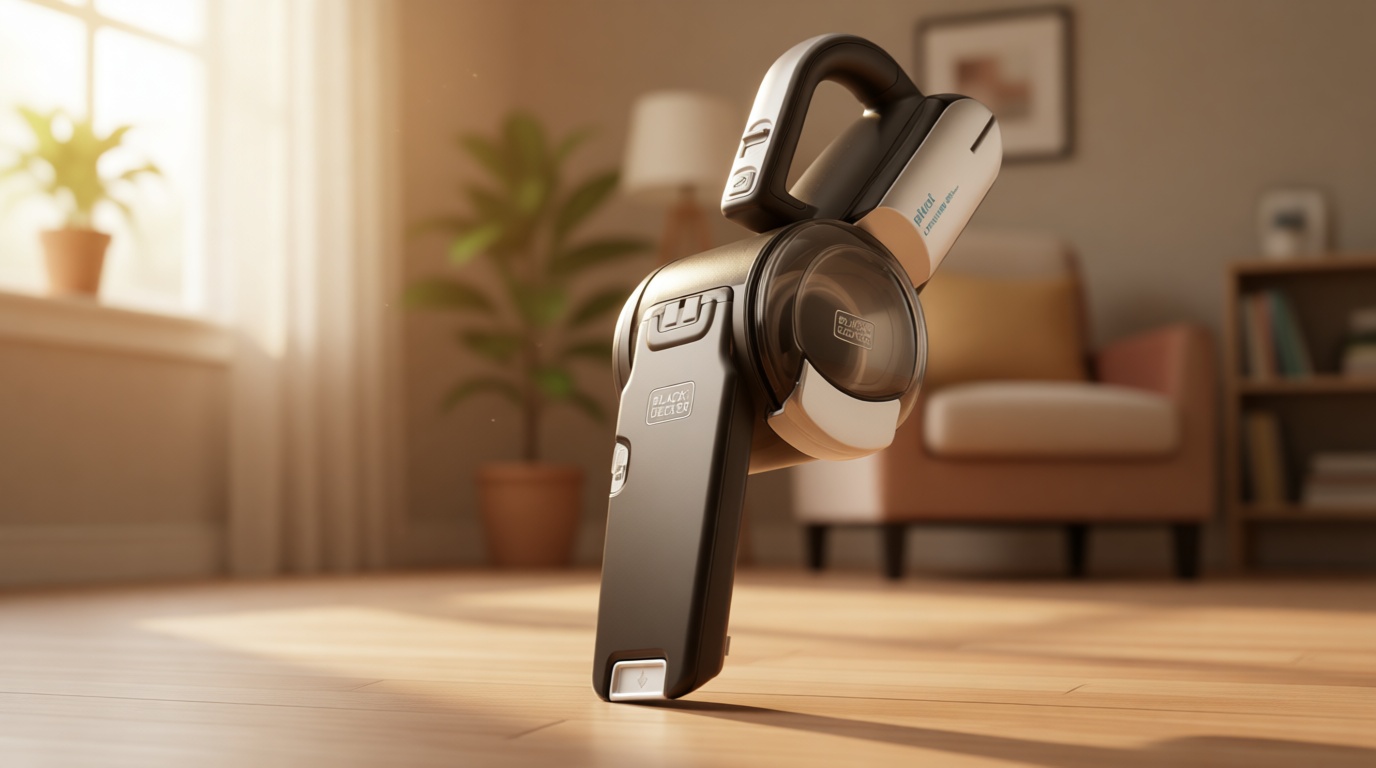 BLACK+DECKER dust buster PIVOT VAC Handheld Vacuum Cordless, Car Vacuum Portable Rechargeable, Extendible Crevice Tool and 200 Degree Pivoting Nozzle, Strong Suction, Lightweight (BDH2000PL)