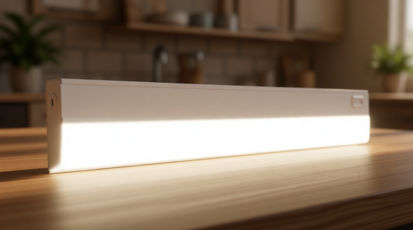 24” LED Direct Wire Under Cabinet Light - Dimmable Undercounter LED Lights for Kitchen - Selectable CCT 2700K-5000K, 612-648 Lumens, 9W - UCB Series Hardwired Under Cabinet Lighting by NICOR Lighting