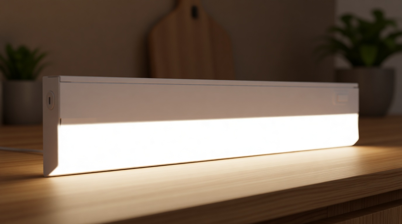 18” LED Direct Wire Under Cabinet Light - Dimmable Undercounter LED Lights for Kitchen - Selectable CCT 2700K-5000K, 612-648 Lumens, 9W - UCB Series Hardwired Under Cabinet Lighting by NICOR Lighting