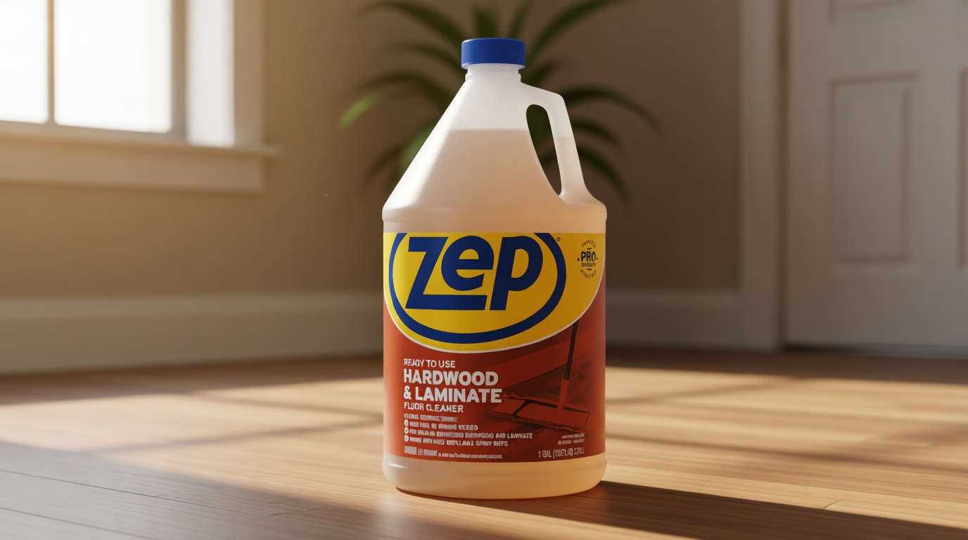 Zep Industrial Hardwood and Laminate Floor Cleaner - 1 Gallon - ZUHLF128 - Removes Spots, Stains and Scuffs. Cleans and Restores Shine