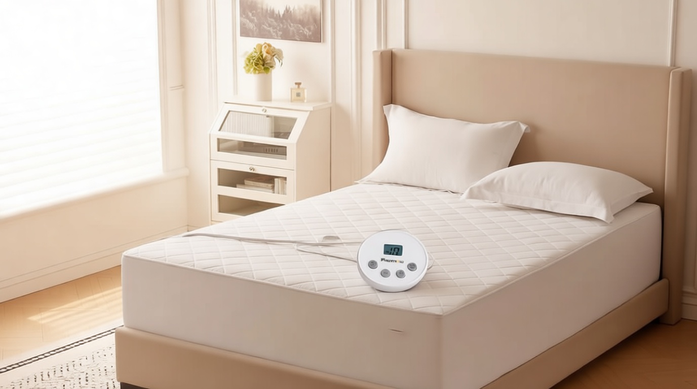 Wapaneus Heated Mattress Pad Queen Size 10 Heat Settings & Dual Control with 1-12 Hours Timer Auto Off,Deep Pocket Fits up to 18",Microfiber Bed Warmer,ETL Listed Machine Washable,60"x80" OEKO-TEX STANDARD 100