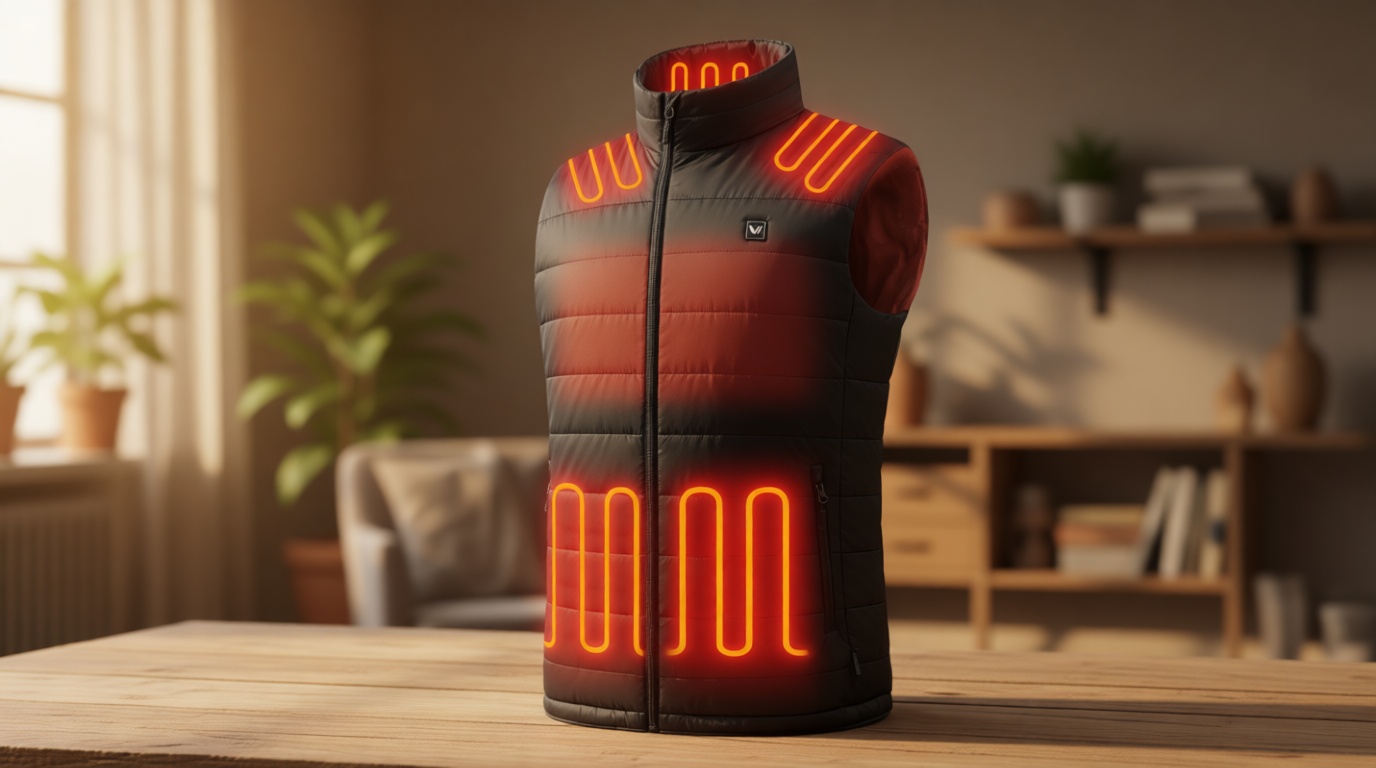 Venustas Men's Heated Vest with Battery, Lightweight Quilted Vest for Men