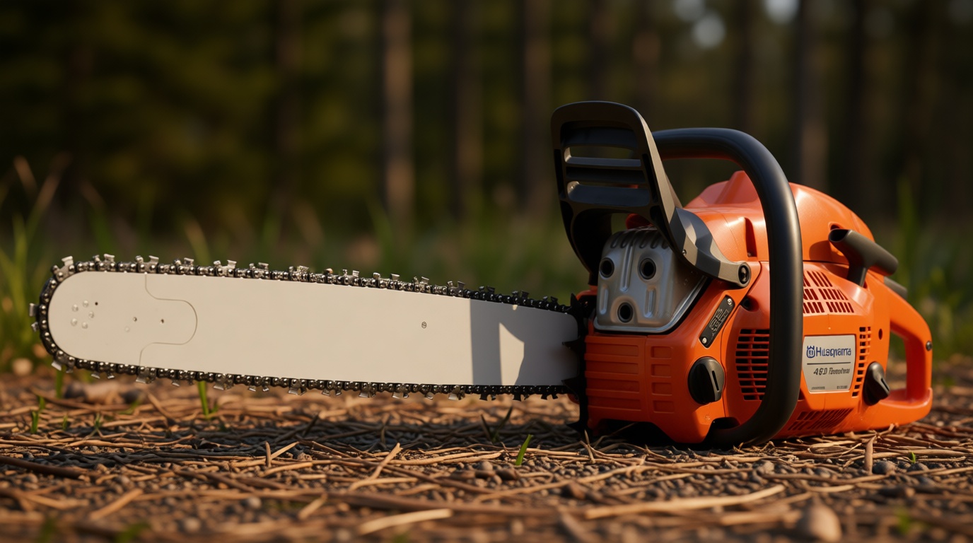 Husqvarna 460 Rancher Gas Powered Chainsaw, 60.3-cc 3.6-HP, 2-Cycle X-Torq Engine, 24 Inch Chainsaw with Automatic Adjustable Oil Pump, For Wood Cutting, Tree Trimming and Land Clearing