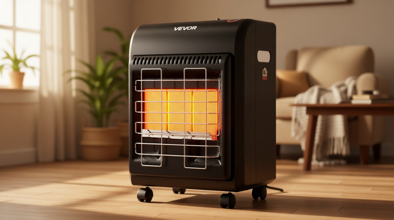 VEVOR Propane Heater, 6000 to 18000 BTU Propane Cabinet Heater
