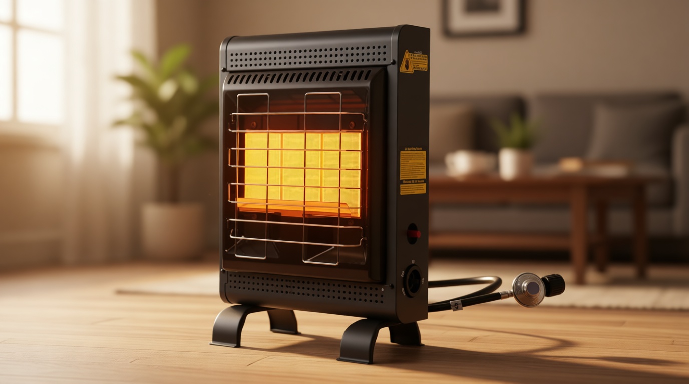 Propane Heater Indoor and Outdoor, 18000 BTU Propane Patio Heater