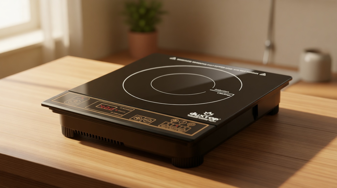 Duxtop 1800W Portable Induction Cooktop Countertop Burner, Gold 8100MC/BT-180G3