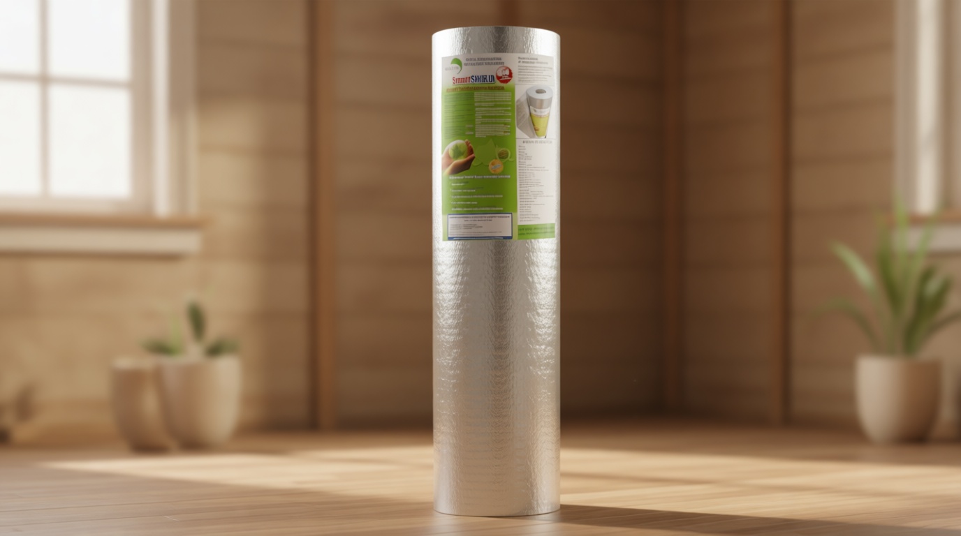 SmartSHIELD -1.5mm 48" x100ft Reflective Insulation roll 400 Sq. Ft., Foam Core Radiant Barrier, Thermal Insulation Shield - Commercial Grade - Foil / Foil