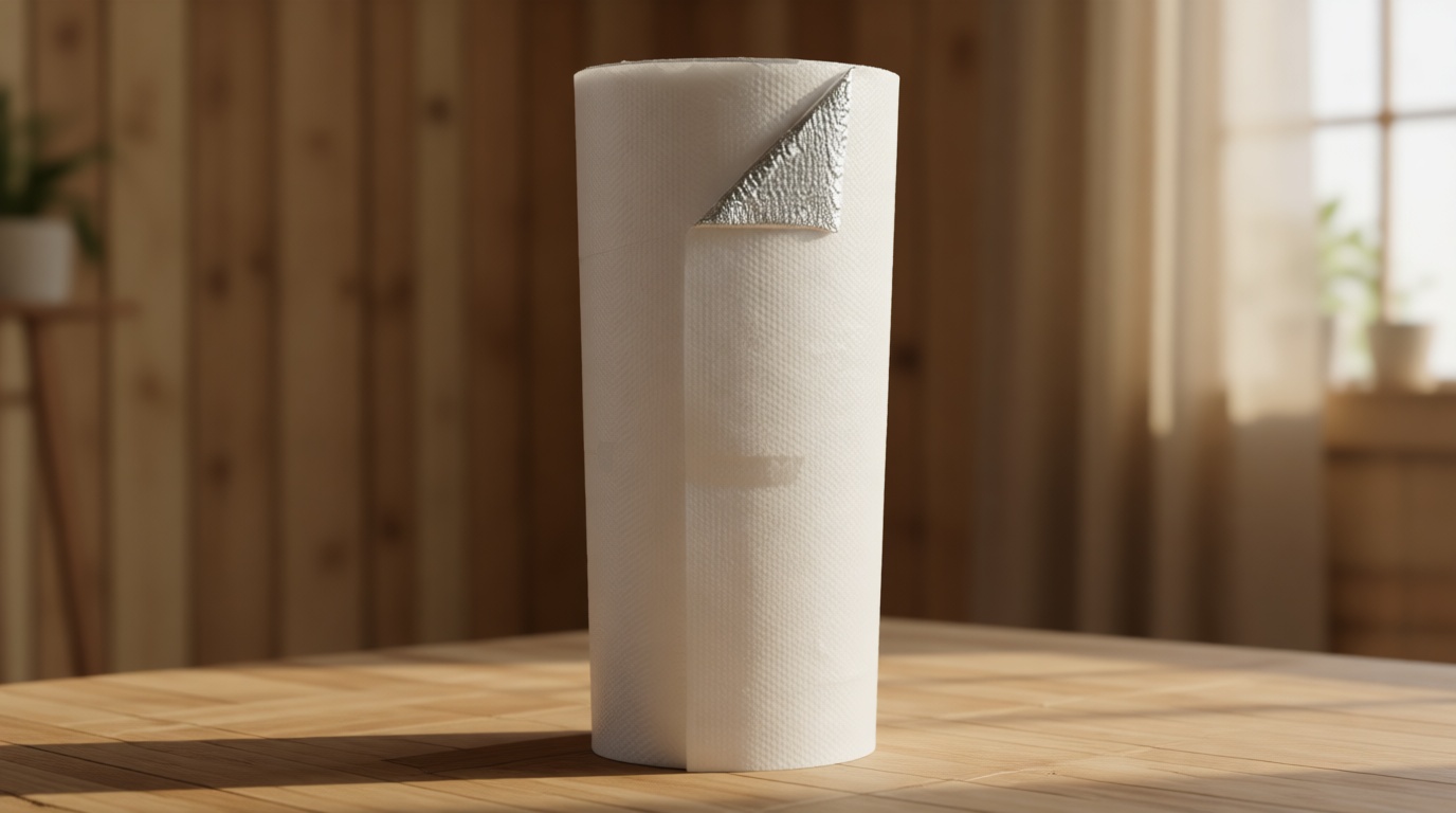 US Energy Products 48" x 100' White Double Bubble Reflective Foil Insulation Thermal Barrier R8