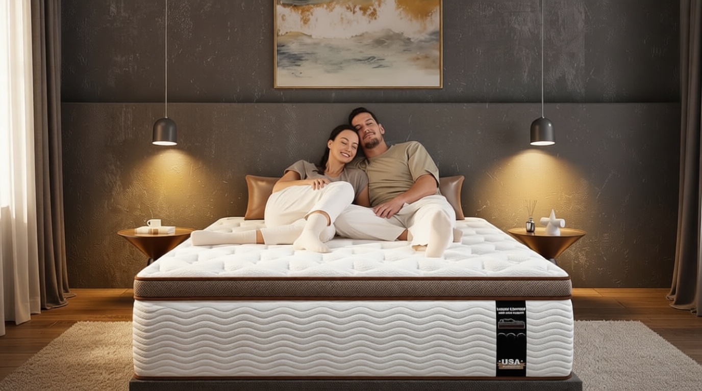 BedStory King Size Mattress for Couples - 14 Inch Extra Firm Hybrid Mattress with Motion Isolation - Back Pain Relief and Orthopedic Spinal Support - 800+ Advanced Pocket Springs, CertiPUR-US OEKO-TEX STANDARD 100