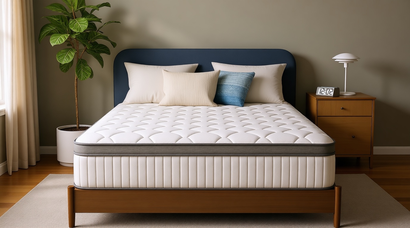 Neo Sleep King Size Mattress, 12 Inch Hybrid Comfort & Supportive Mattress in a Box, Cooling Gel Memory Foam and Pocket Springs with Pressure Relief, CertiPUR-US Certified, Medium Firm