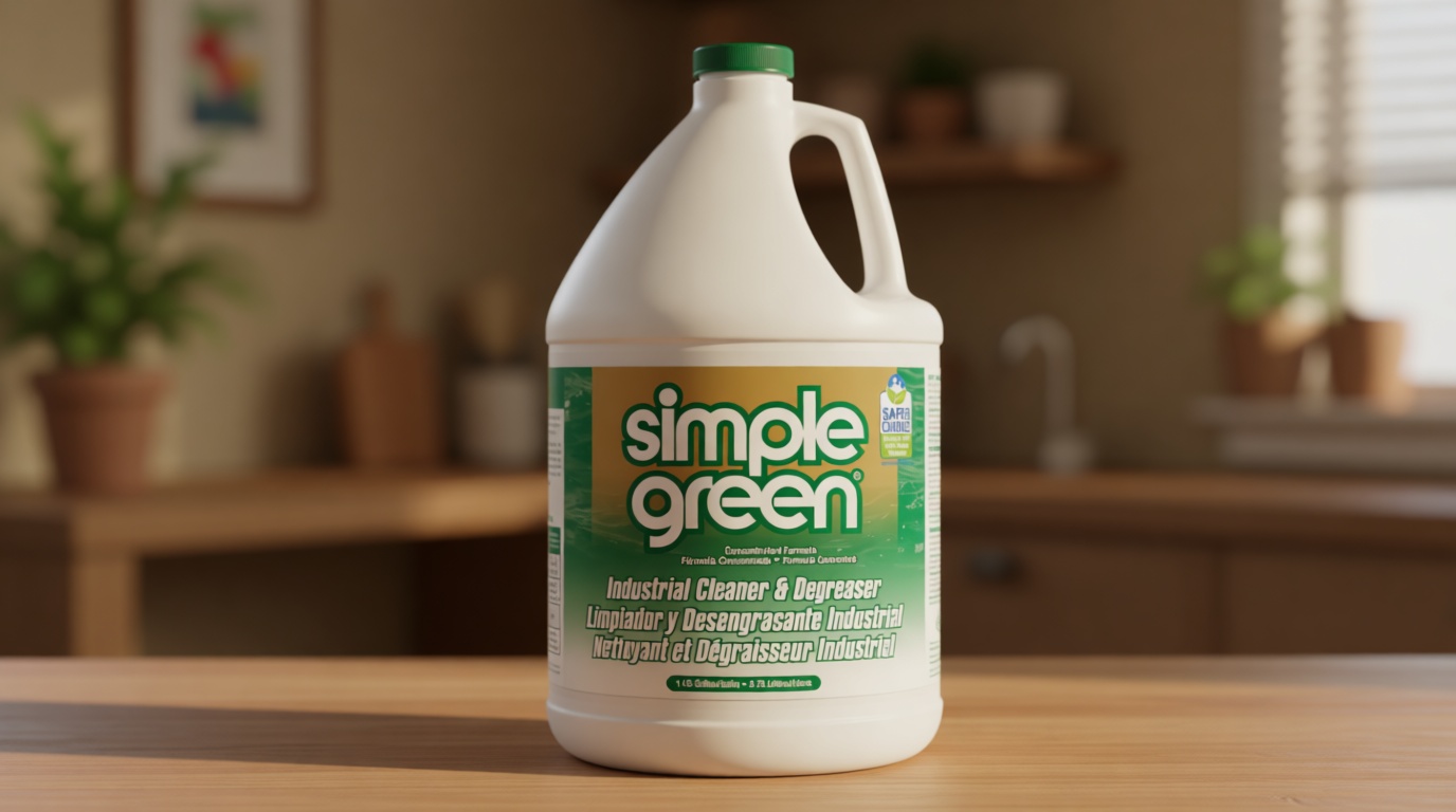 Simple Green Industrial Cleaner and Degreaser, 128 Oz. (13005) U.S. EPA Safer Choice [Amazon-developed Certification] Compact by Design