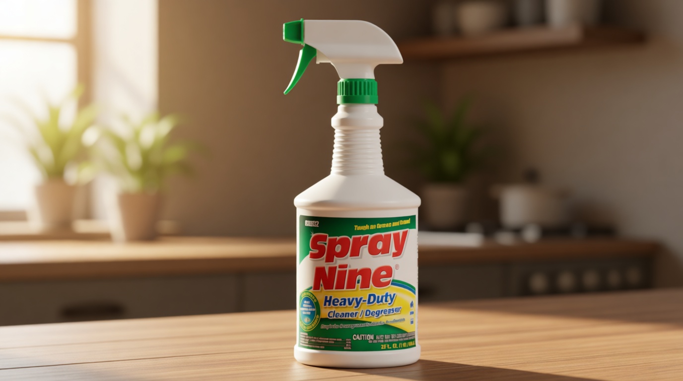 Spray Nine 26832 Heavy Duty Cleaner, Degreaser & Disinfectant for Kitchens, Bathrooms, Yard Equipment, Automotive & Industrial 32 Fl Oz. (Pack of 1)