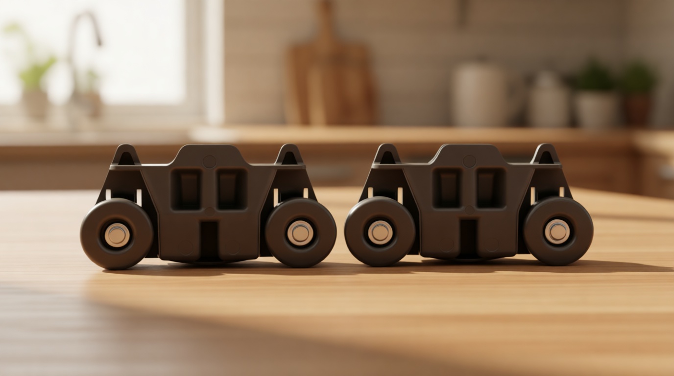 Dishwasher Wheels Lower Rack Upgraded Compatible for Whirlpool/Kenmore/Maytag/Kitchenaid. Replace Dishwasher Rack Wheels Parts of W10195416,W10579095A,PS11722152,W10195420,W10311123B,AP5983730(4PACK)