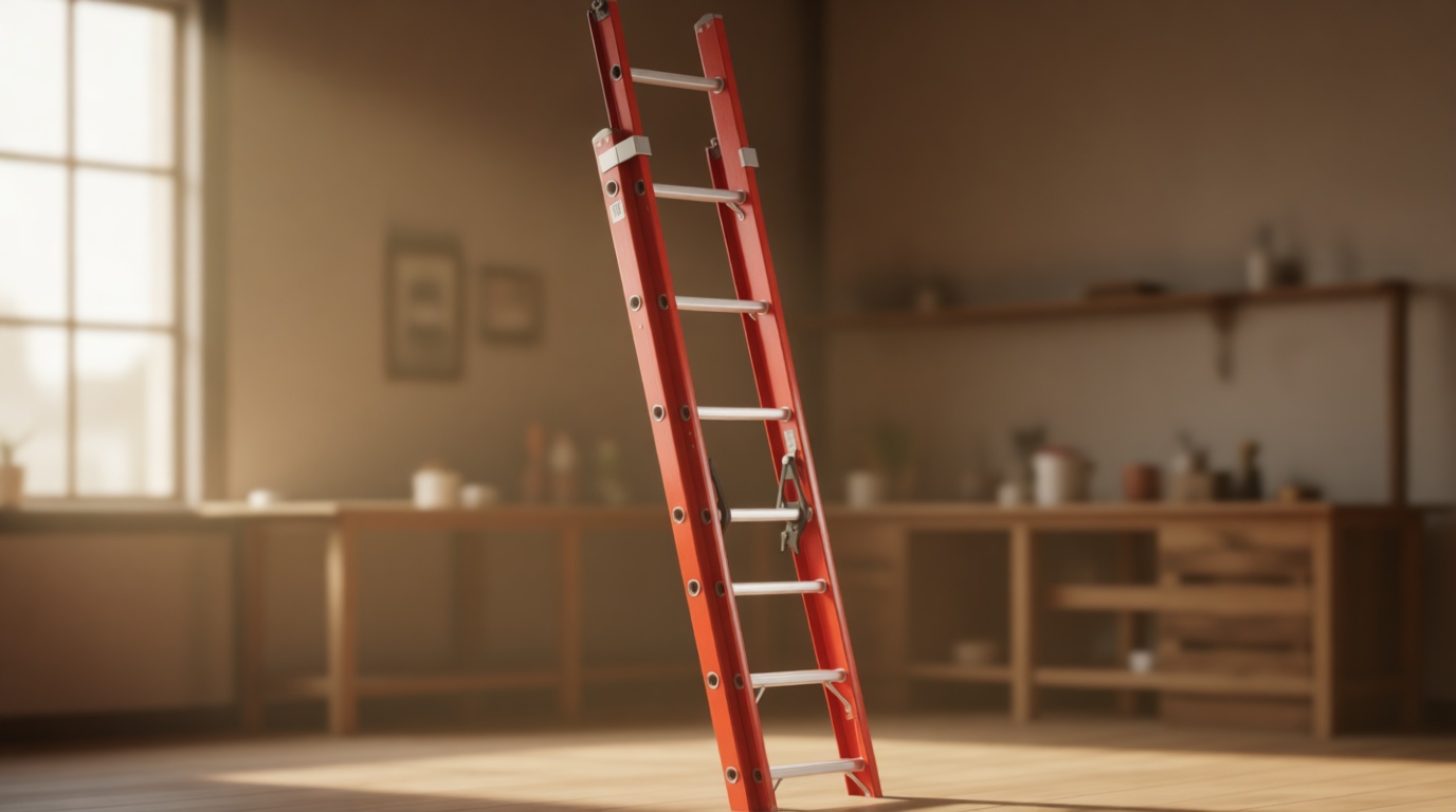 Louisville Ladder 16-foot Fiberglass Extension Ladder, 300-Pound Load Capacity, Type IA, FE3216