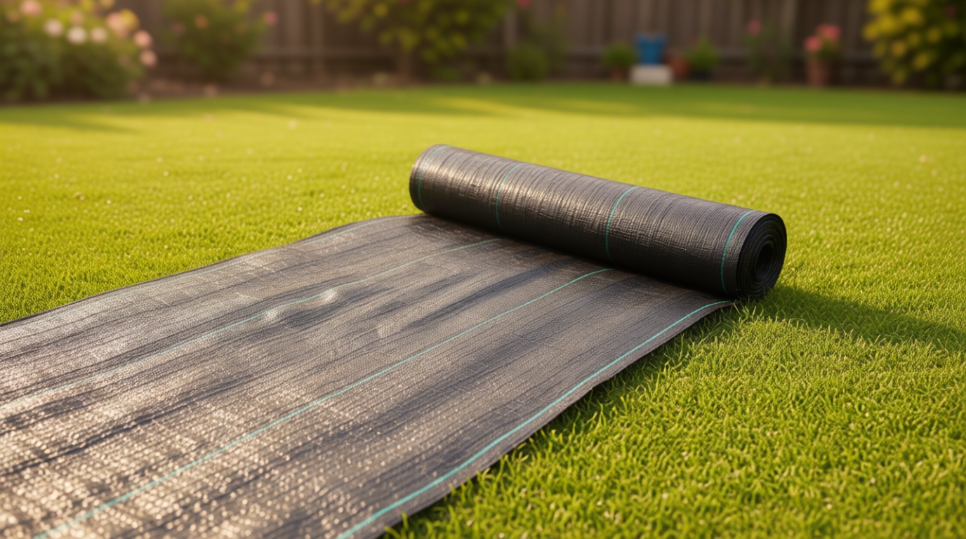 4ftx100ft Weed Barrier Landscape Fabric Heavy Duty, 3.2oz Weed Barrier Fabric, Easy Setup Woven Garden Weed Fabric Landscaping Fabric