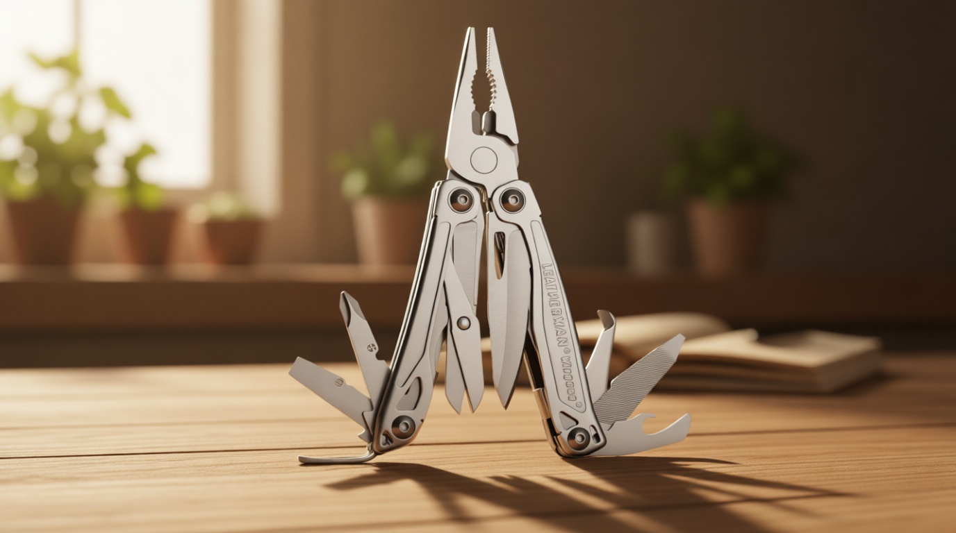 Leatherman Wingman Multitool with Spring-Action Pliers and Scissors, Stainless Steel