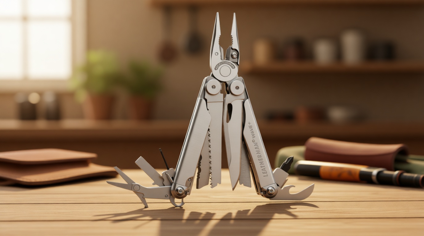 Leatherman Wave+, 18-in-1 Full-Size, Versatile Multi-tool for DIY, Home, Garden, Outdoors or Everyday Carry (EDC), Stainless Steel