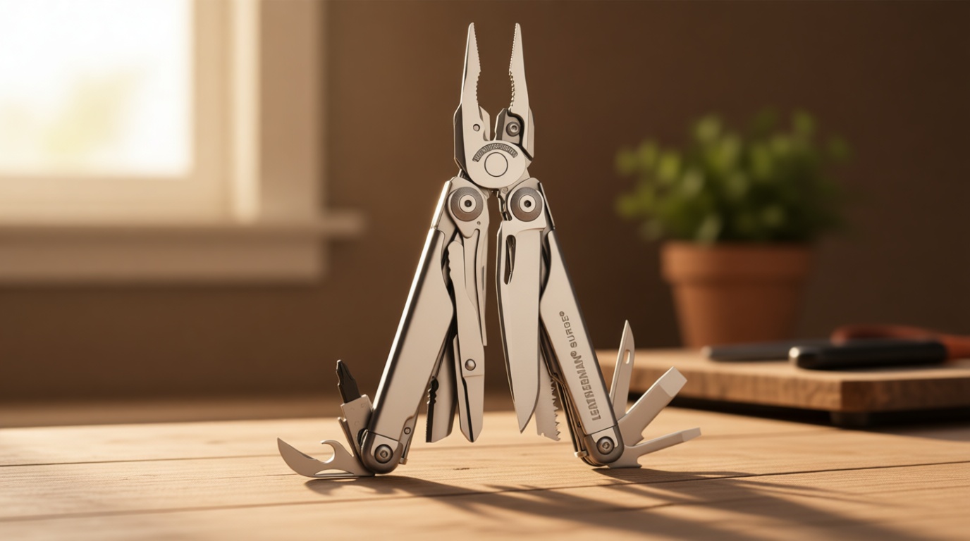 Leatherman Surge, 21-in-1 Heavy-Duty Multi-tool for Work, Home, Garden, DIY & Auto, Stainless Steel
