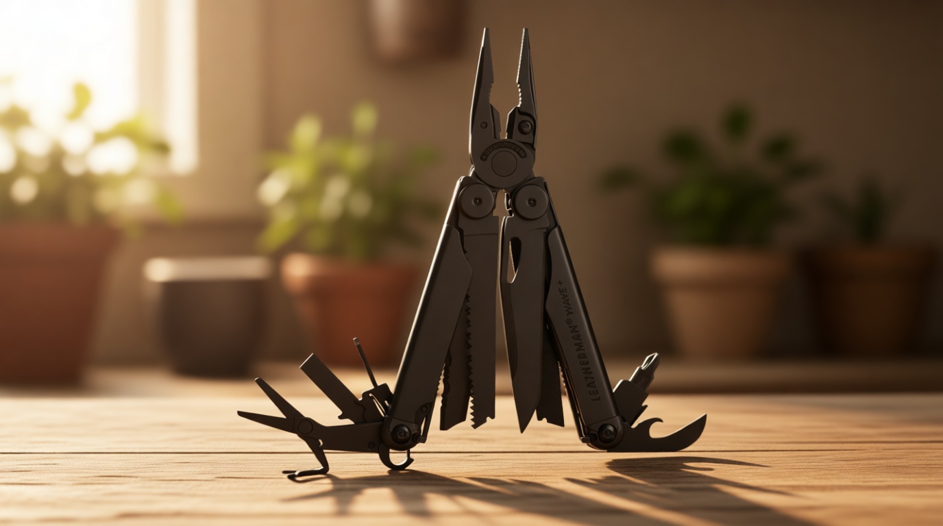 Leatherman Wave+, 18-in-1 Full-Size, Versatile Multi-tool for DIY, Home, Garden, Outdoors or Everyday Carry (EDC), Black