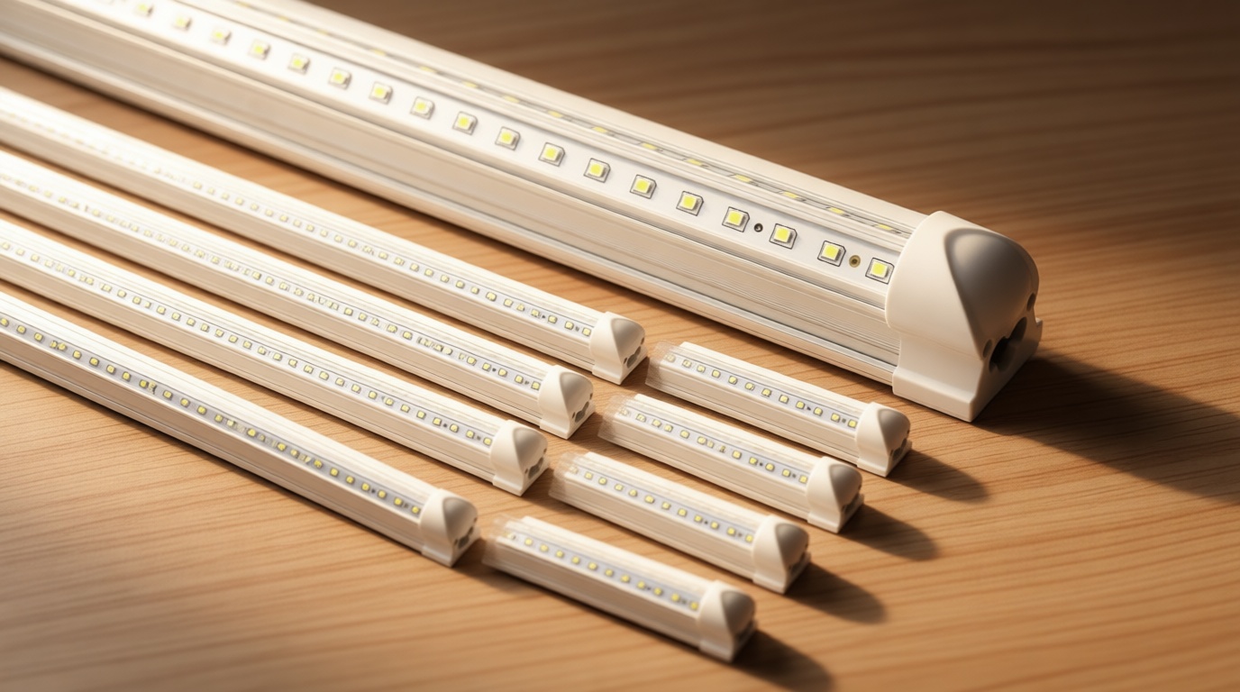 10-Pack 8ft LED Shop Light Fixture - 90W T8 Integrated LED Tube Light - 6500K 12000LM V-Shape Linkable - High Output - Clear Cover - Plug and Play - 270 Degree Lighting for Garage, Shop, Barn