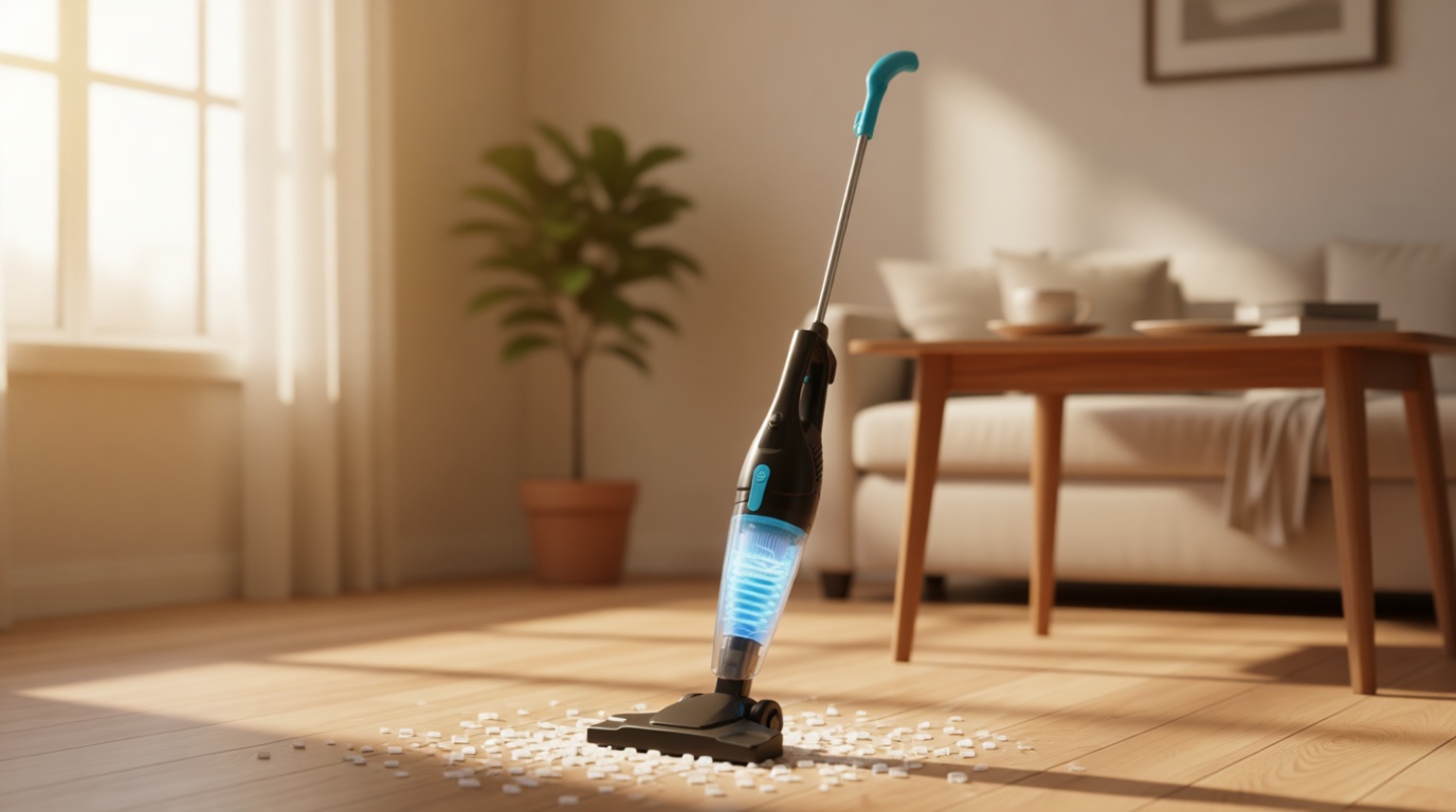 Intercleaner Corded Vacuum Cleaner, 15KPa Powerful Suction with 400W Motor, 12 in 1 Lightweight Bagless Stick Vac with Handheld, Ultra Quiet, for Hardwood Floor Carpet Car Pet Hair