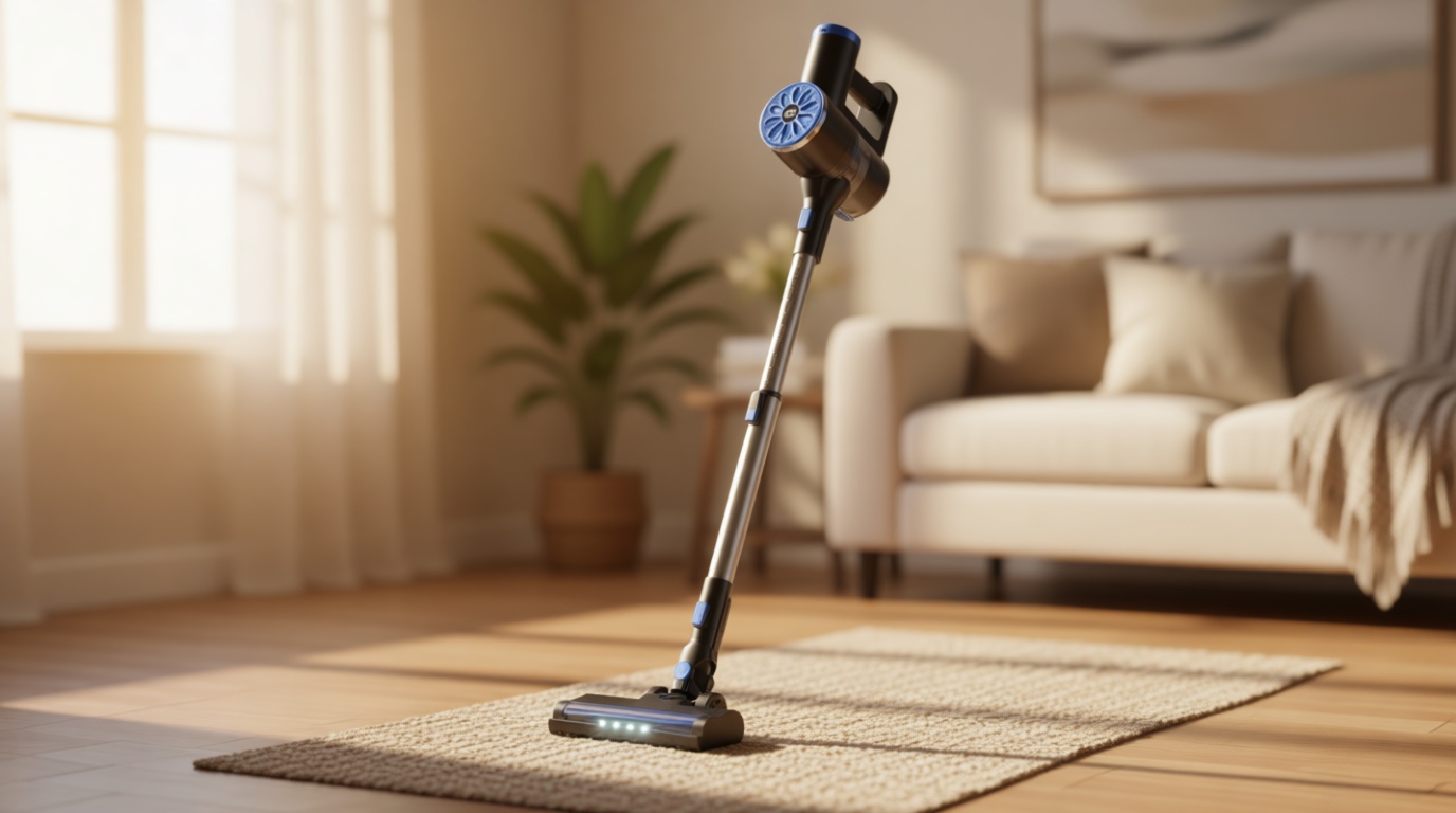 VIPSUN Cordless Vacuum Cleaner with Self-Standing, LED Screen Stick Vacuum Cleaners for Home, Lightweight Powerful Suction Vacuum, 6-in-1 Rechargeable Vacuum for Carpets, Pet Hair, Hardwood Floors