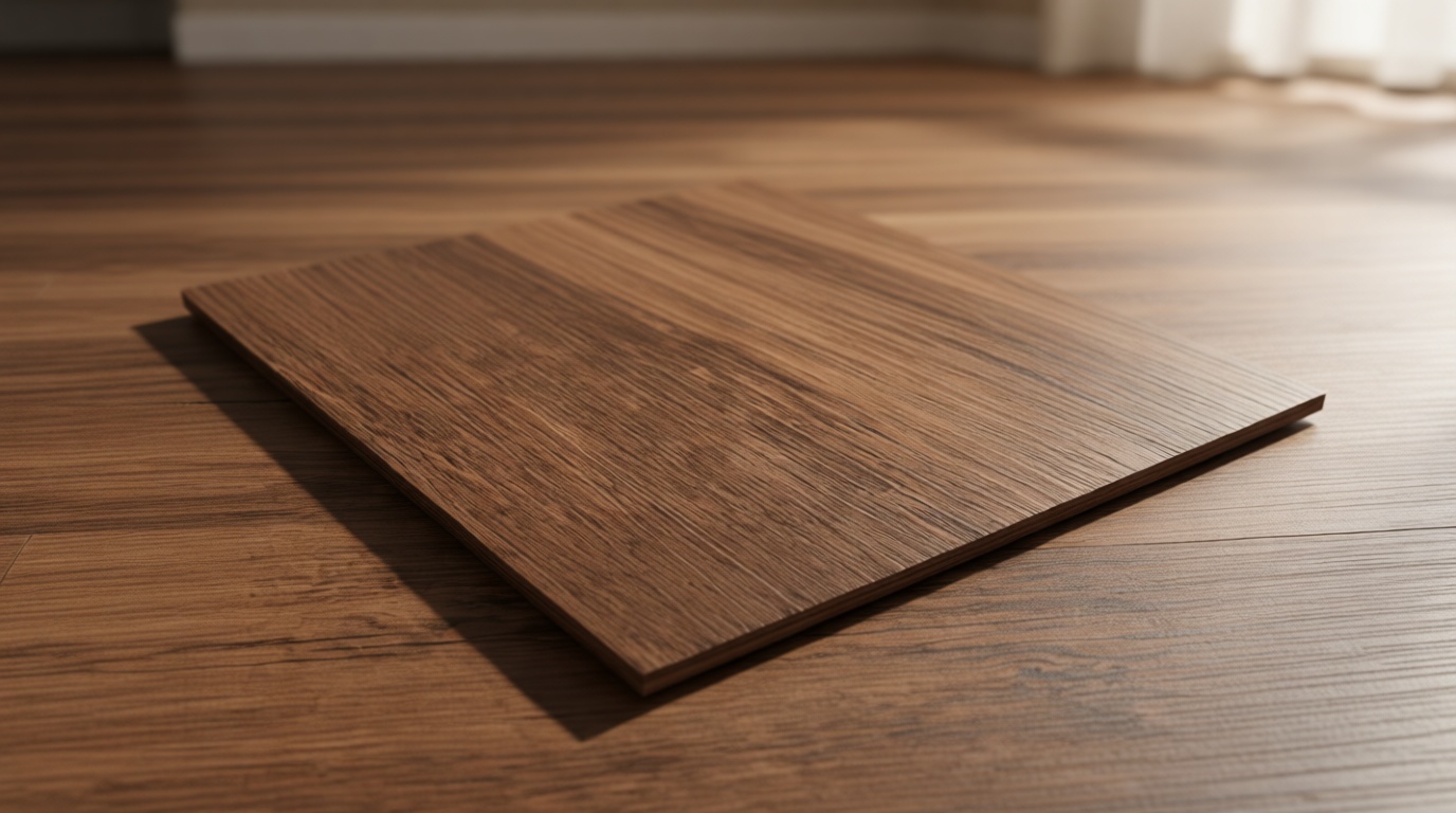 VallisCo Peel and Stick Vinyl Flooring 36 Pack 54 Sq.Ft, Waterproof Vinyl Flooring Peel and Stick for Office, Living Room, Bathroom, Kitchen - Unique Design, Easy to Install Floor, Brown