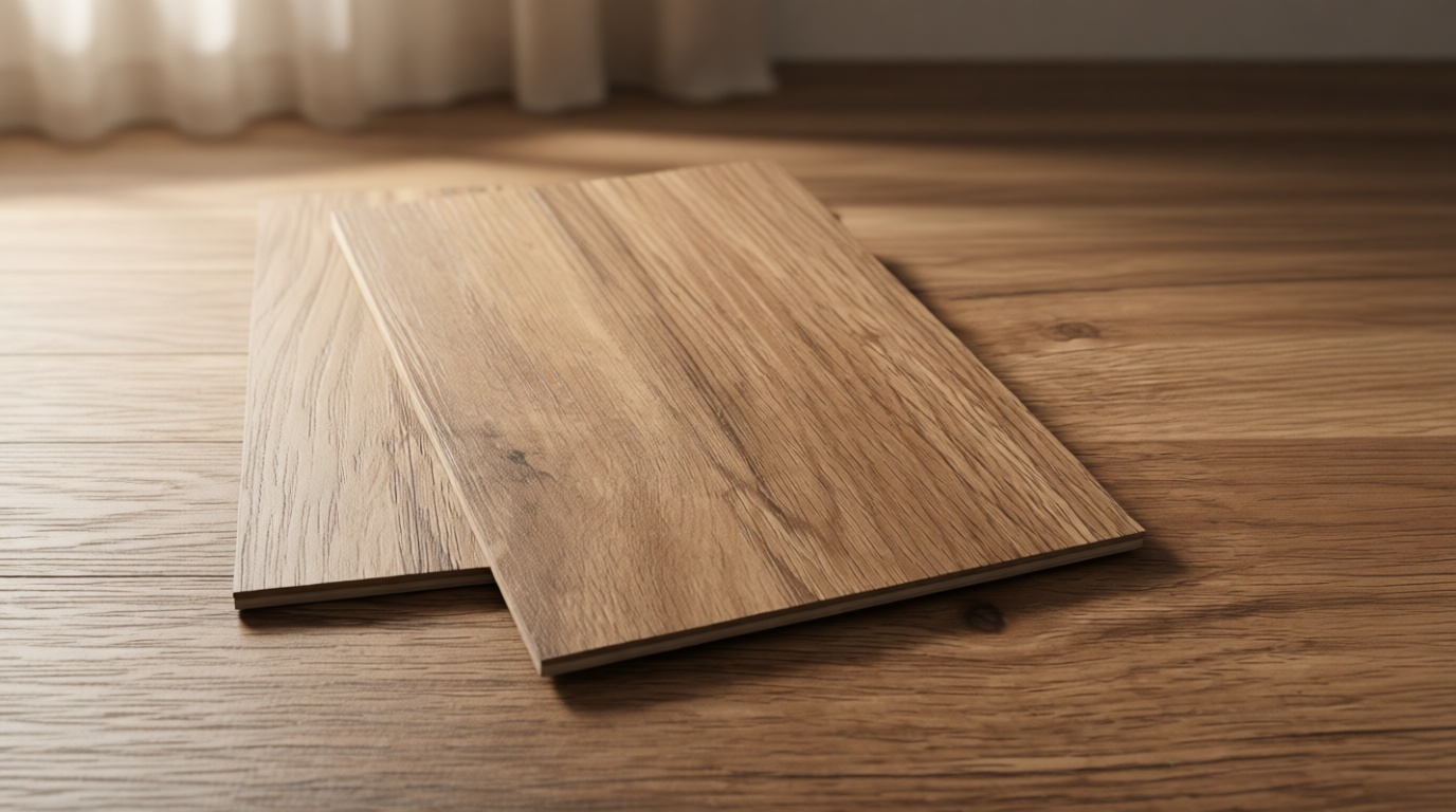 Art3d 36-Pack 54 Sq.ft Peel and Stick Floor Tiles Vinyl Plank Flooring Wood Look, Adhesive and Waterproof Tile Sticker for Bedroom, Living Room, Kitchen, RV in Rosewood ClimatePartner certified