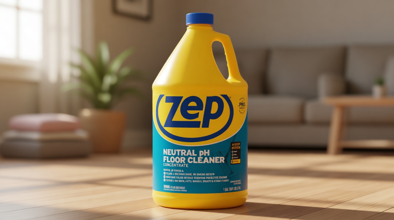 Zep Neutral PH Industrial Floor Cleaner - 1 Gallon - ZUNEUT128 - Concentrated Pro Trusted All-Purpose Floor Cleaner [Amazon-developed Certification] Compact by Design