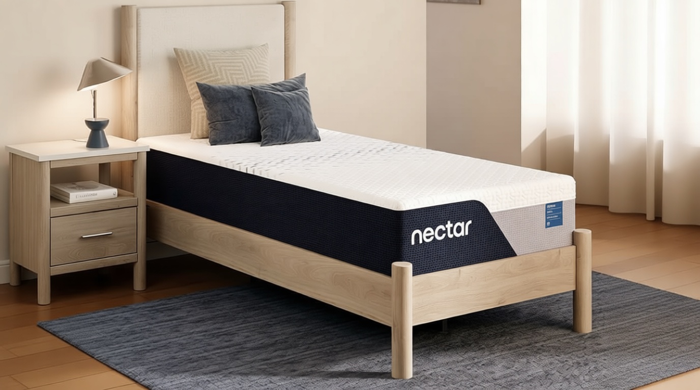 Nectar Classic 12” Twin Mattress - Medium Firm - Contouring Memory Foam - Cooling Top Layer - Back Pain Relief - Mattress in a Box - 365-Night Trial & Forever Warranty OEKO-TEX STANDARD 100