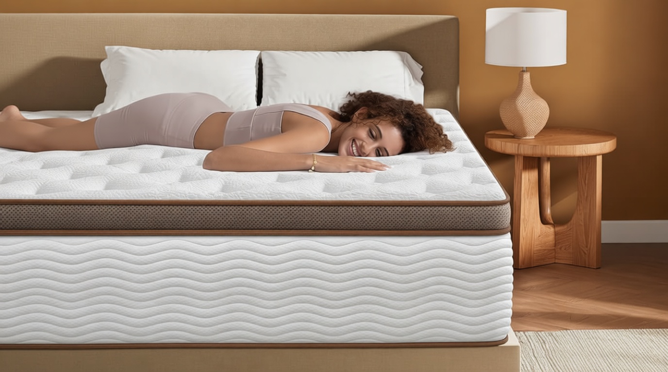 BedStory Queen Mattress 14 Inch - Firm Hybrid Mattress with Orthopedic Spinal Support for Back Pain - 2.0mm Advanced Pocket Spring and Motion Isolation Technology, CertiPUR-US Certified OEKO-TEX STANDARD 100