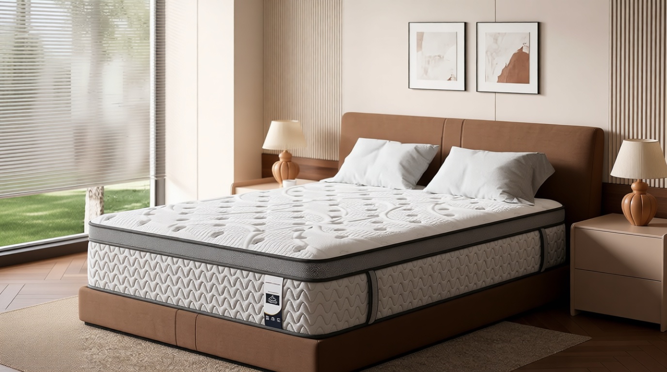 SLEEP100 Queen Mattress 12 Inch, 5-Zone Deep Sleep Firm Mattress with Extra Lumbar & Shoulder Support, Hotel Collection Hybrid Mattresses Pain Relief - Fiberglass Free - No Odor - 365 Night Trial OEKO-TEX STANDARD 100