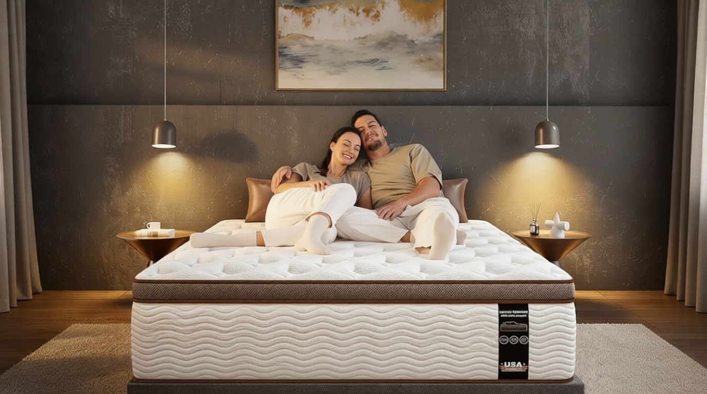 BedStory Queen Size Mattress 14 Inch - Extra Firm Hybrid Mattress with Back Pain Relief, Orthopedic Spine Alignment and Motion Isolation - Pocket Springs, 365 Nights Trial, CertiPUR-US Certified OEKO-TEX STANDARD 100