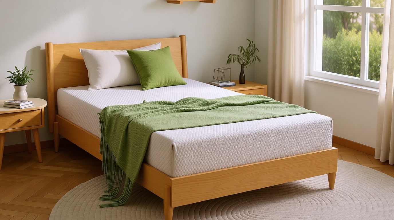 EGOHOME Full Size Memory Foam Mattress, 8 Inch Bed Mattress in A Box with Cooling Green Tea Gel, Pressure Relief with Medium Firm Support, CertiPUR-US Certified, 75''L x 54''W, ‎37.3 pounds White OEKO-TEX STANDARD 100