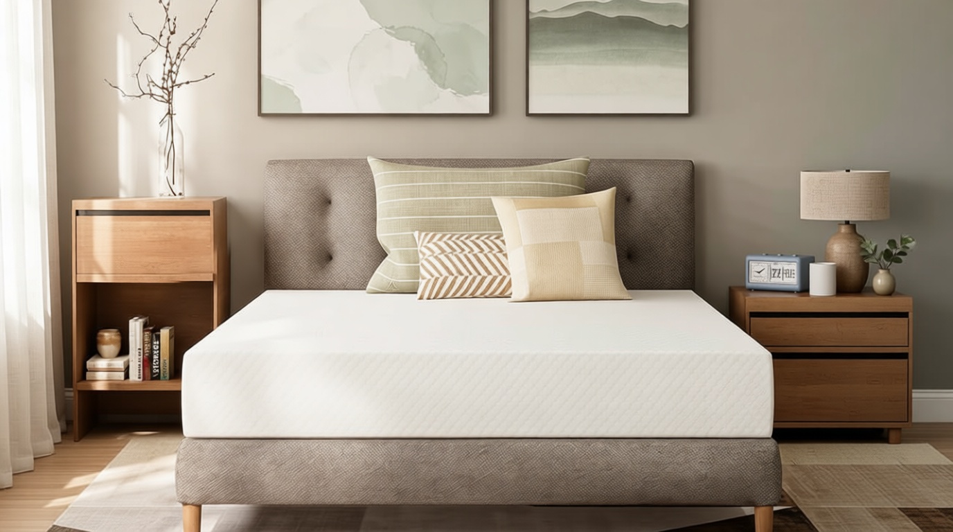 GAESTE 8 Inch Full Cooling Gel Memory Foam Mattress for Cool Sleep Medium Firm CertiPUR-US Certified Foam, Mattress in a Box Pressure Relief Removable Cover No Fiberglass (Full, 8 in)