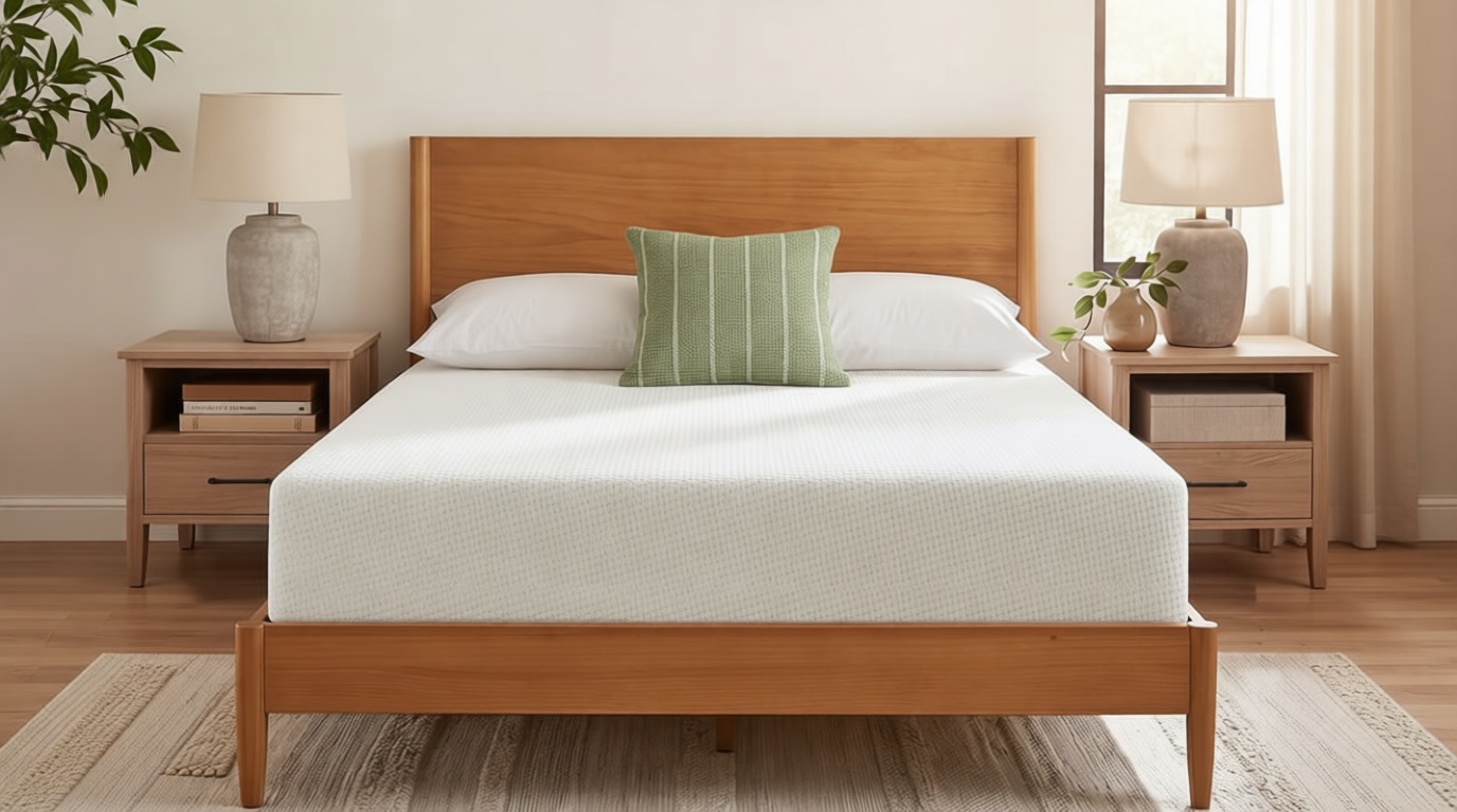 Zinus 12 Inch Queen Green Tea Memory Foam Mattress [New Version], Fiberglass Free, Medium Firm Feel, Zoned Pressure Relief, Certified Safe Foams & Fabric, Mattress in A Box