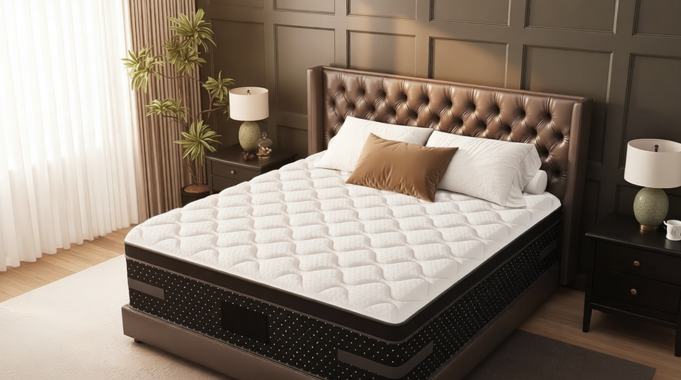 Firm Queen Mattress, 14 Inch Deep Sleep Hybrid Mattress with Extra Back & Hip Support, Motion Isolation with Fiberglass-Free, CertiPUR-US Certified, 365-Night Trial OEKO-TEX STANDARD 100