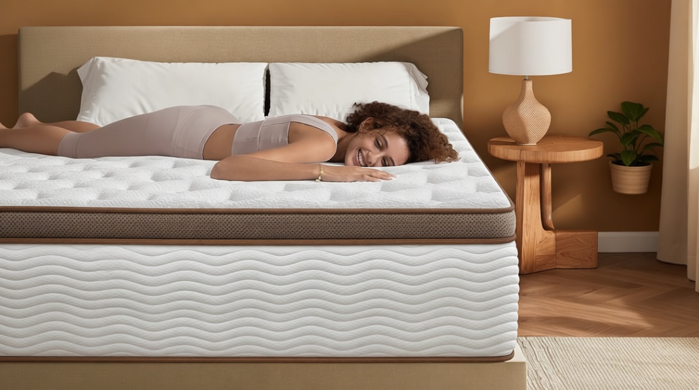 BedStory Queen Mattress 14 Inch - Firm Hybrid Mattress with Orthopedic Spinal Support for Back Pain - 2.0mm Advanced Pocket Spring and Motion Isolation Technology, CertiPUR-US Certified OEKO-TEX STANDARD 100