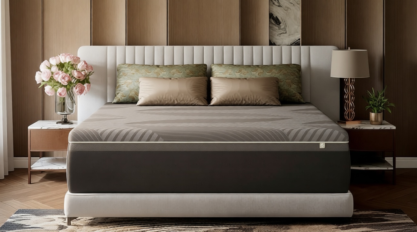 Novilla Queen Size Mattress 12 Inch, Gel Memory Foam Mattress Queen with AiryFlow Cooling System for Cool Night, Pressure Relief, Ergonomic Support for Spinal Alignment, CertiPUR-US, Medium Firm OEKO-TEX STANDARD 100