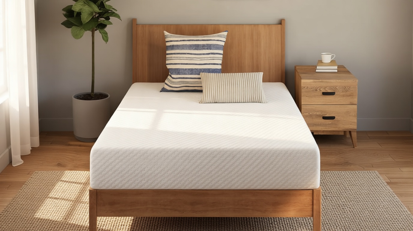 Neo Sleep 8 Inch Twin Cooling Gel Memory Foam Mattress Medium Firm CertiPUR-US Certified Foam, Comfort & Supportive Mattress in a Box Pressure Relief Removable Soft Cover No Fiberglass (Twin, 8 in)