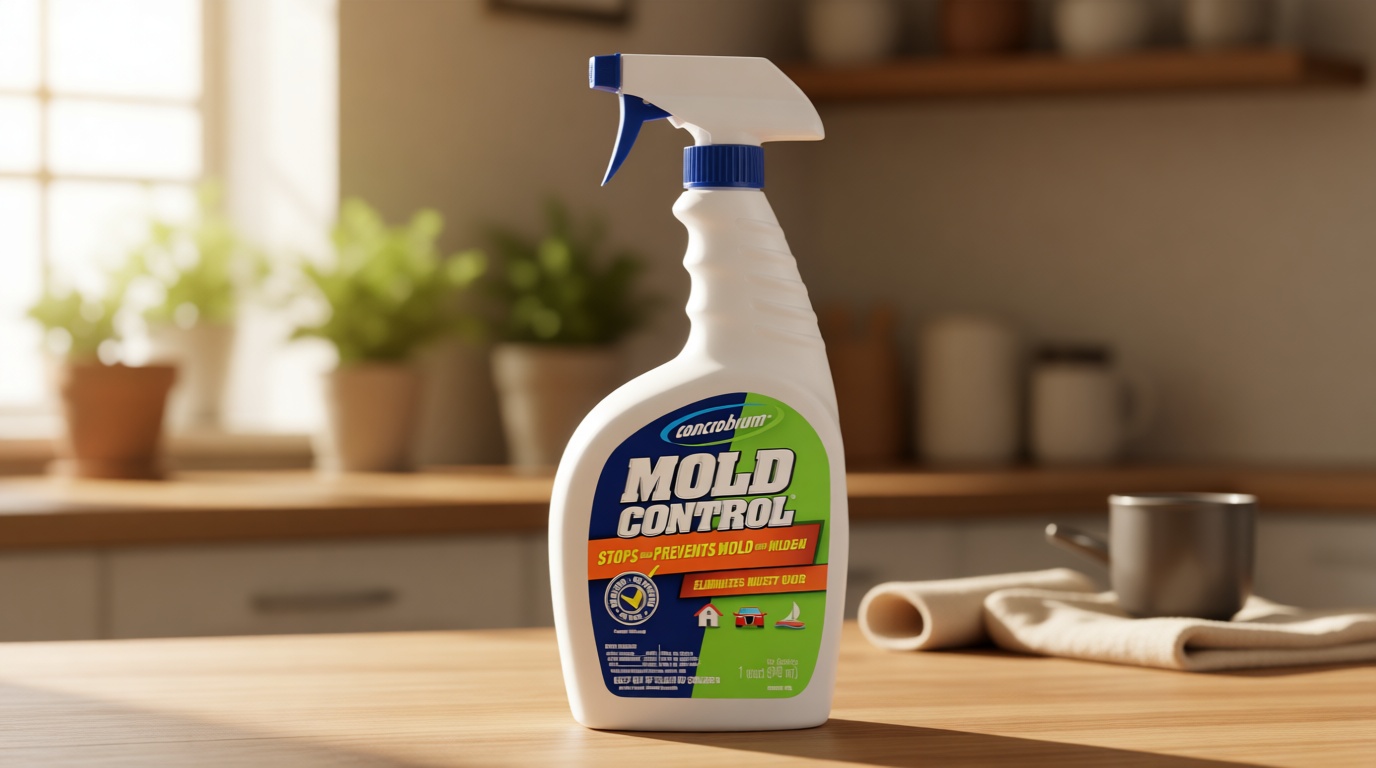 Concrobium Mold Control, 32 oz Spray – Eliminates & Prevents Mold – EPA-Registered, Bleach-Free, Odorless, VOC-Free